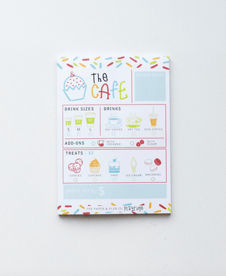 The Paper and Plan Co. - The Paper and Plan Co. - Kids Cafe Playtime Pad™ - Classy Rascals Boutique