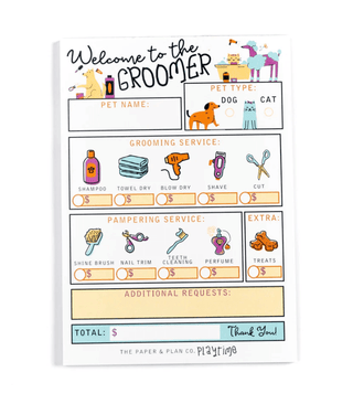 The Paper and Plan Co. - The Paper and Plan Co. - Kids Groomer Playtime Pad™ - Classy Rascals Boutique