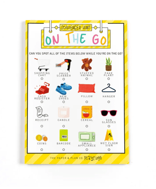 The Paper and Plan Co. - The Paper and Plan Co. - Kids On The Go Scavenger Hunt Playtime Pad™ - Classy Rascals Boutique