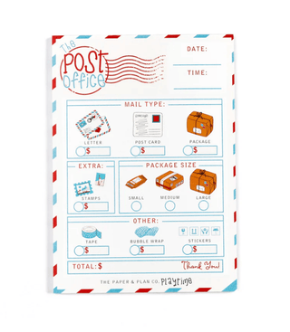 The Paper and Plan Co. - The Paper and Plan Co. - Kids Post Office Playtime Pad™ - Classy Rascals Boutique