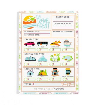 The Paper and Plan Co. - The Paper and Plan Co. - Kids Travel Agent Playtime Pad™ - Classy Rascals Boutique