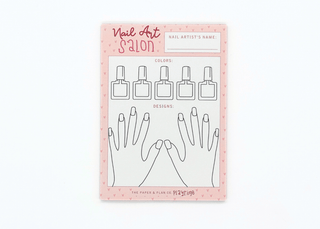 The Paper and Plan Co. - The Paper and Plan Co. - Nail Artist Playtime Pad® - Classy Rascals Boutique