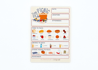 The Paper and Plan Co. - The Paper and Plan Co. - Time for a Picnic Playtime Pad® - Classy Rascals Boutique