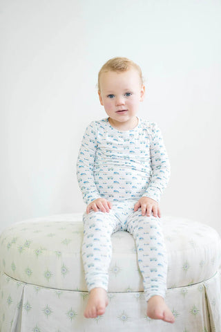 The Uptown Baby - The Uptown Baby Construction Zone 2-Piece Pajamas - Classy Rascals Boutique