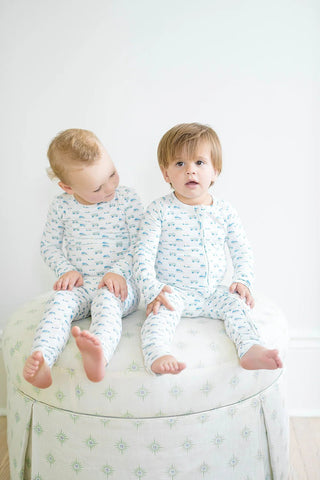 The Uptown Baby - The Uptown Baby Construction Zone Sleep Romper - Classy Rascals Boutique