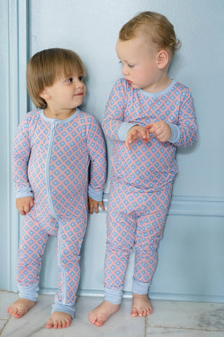 The Uptown Baby - The Uptown Baby Diamond Star Sleep Romper - Classy Rascals Boutique