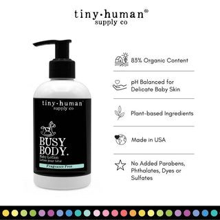 Tiny Human Supply Co. - Tiny Human Supply Co. - Busy Body™ Baby Lotion 8oz - Dreamy Lavender - Classy Rascals Boutique
