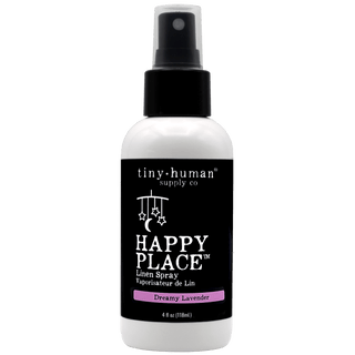 Tiny Human Supply Co. - Tiny Human Supply Co. - Happy Place Linen Spray 4oz - Dreamy Lavender - Classy Rascals Boutique