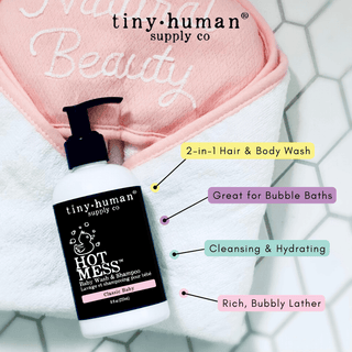 Tiny Human Supply Co. - Tiny Human Supply Co. - Hot Mess™ Shampoo and Baby Wash 8oz - Dreamy Lavender - Classy Rascals Boutique