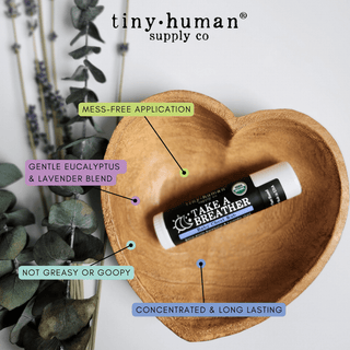 Tiny Human Supply Co. - Tiny Human Supply Co. - Take a Breather Organic Baby Chest Rub Stick, 0.5oz - Classy Rascals Boutique