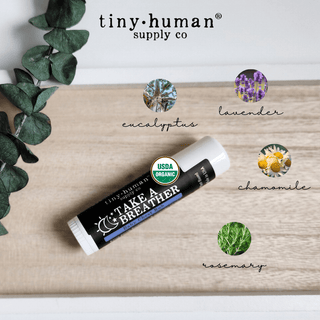 Tiny Human Supply Co. - Tiny Human Supply Co. - Take a Breather Organic Baby Chest Rub Stick, 0.5oz - Classy Rascals Boutique