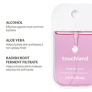 Touchland - Touchland - Berry Bliss Power Mist Hydrating Hand Sanitizer - Classy Rascals Boutique