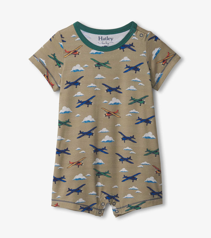 Hatley Airplanes Bamboo Romper