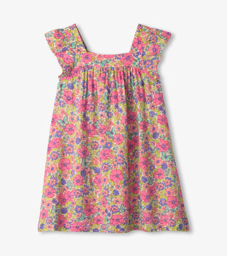 Hatley Groovy Flowers Flutter Puff Dress