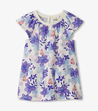 Hatley Painted Magnolias Easy Raglan Dress