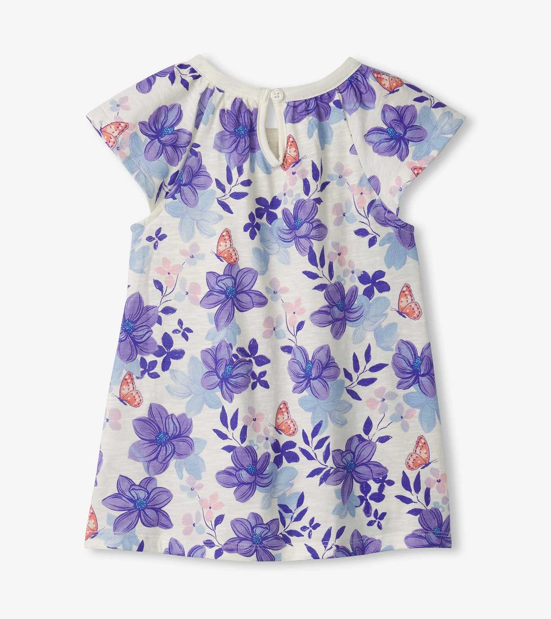Hatley Painted Magnolias Easy Raglan Dress