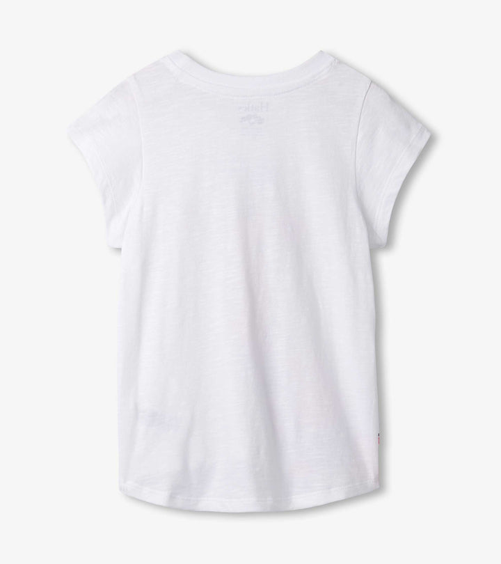 Hatley Happy Giraffe Tie Front Tee