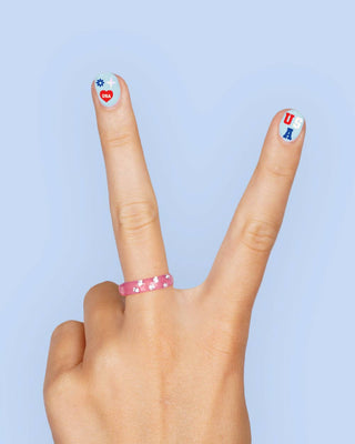 xo, Fetti - xo, Fetti - America 250 Nail Stickers | patriotic nails, usa party - Classy Rascals Boutique