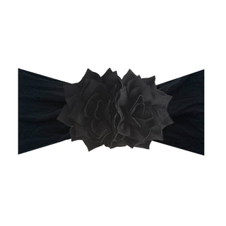 Baby Bling Bows HOLIDAY POINSETTIA: black