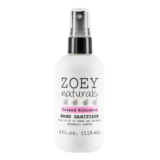 Zoey Naturals Island Hibiscus Hand Sanitizer  - 4oz