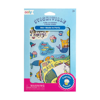 OOLY Stickiville Stickers: Mermade To Party - Scented