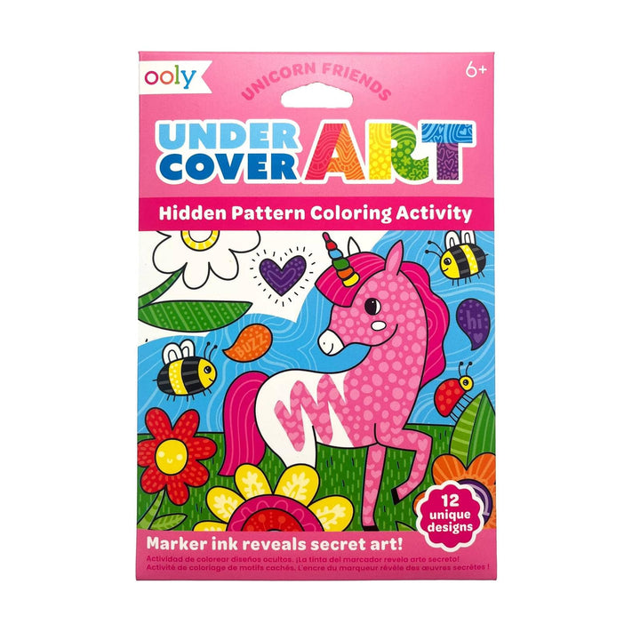 OOLY - Undercover Art Hidden Patterns Coloring- Unicorn Friends