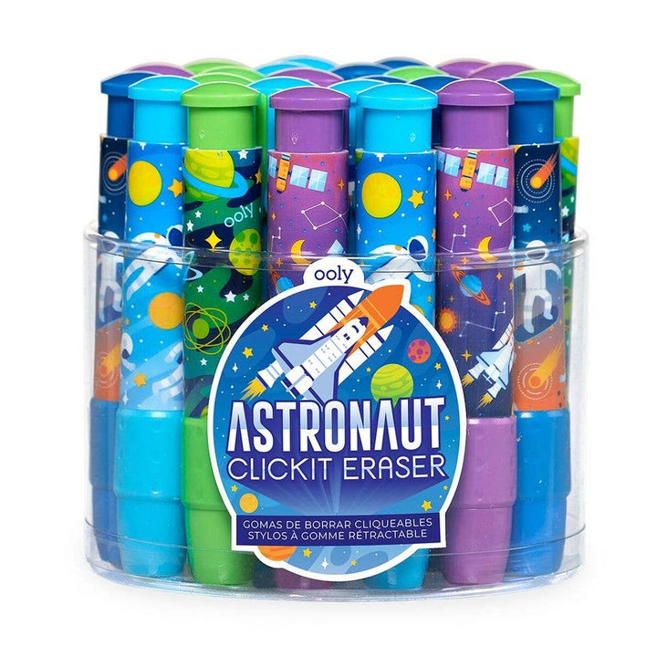 OOLY - Click-It Erasers : Astronaut