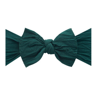 Baby Bling Bows - Baby Bling Knot Forest Green - Classy Rascals Boutique