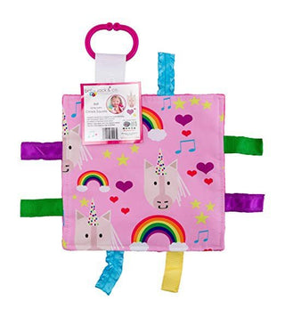 Baby Jack and Company - Baby Jack and Company - Sensory Squares Unicorn 8"x 8" - Classy Rascals Boutique