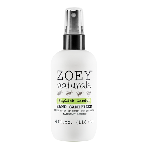 Zoey Naturals - English Garden Hand Sanitizer - 4oz
