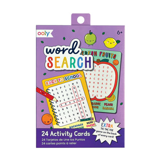 OOLY Word Search Activity Cards - Set of 24