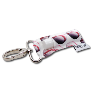 LippyClip Lip Balm Holder - Baseballs LippyClip® Lip Balm Holder for Chapstick