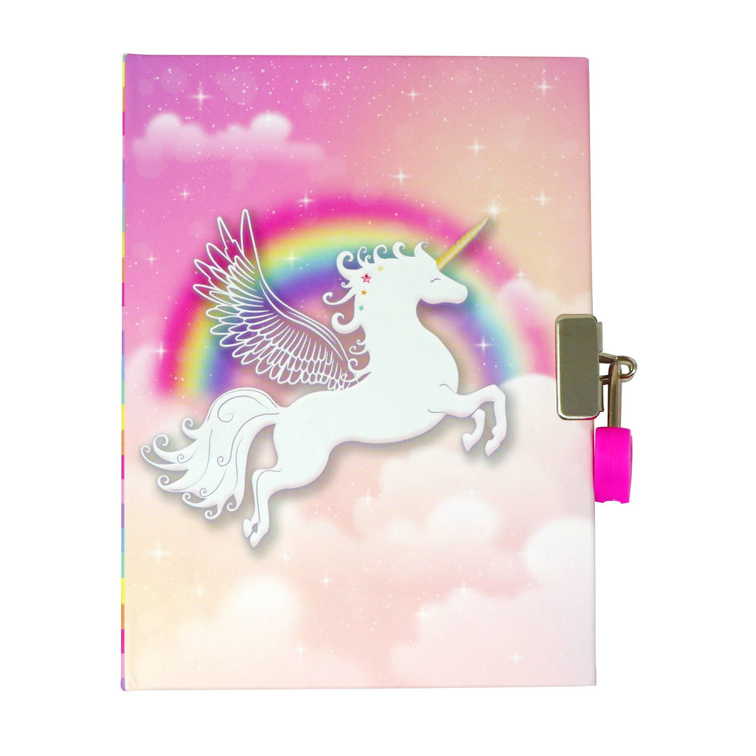 Pink Poppy USA - Unicorn Dreamer Strawberry Scented Lockable Diary | Pack of