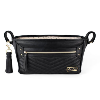 Itzy Ritzy - Itzy Ritzy - Travel Stroller Caddy with Tassel Jetsetter Black - Classy Rascals Boutique