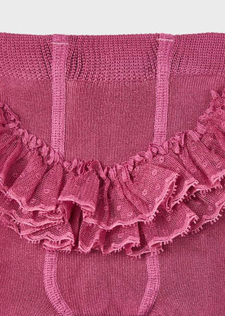 Mayoral - Mayoral Flounces Tights Magenta - Classy Rascals Boutique