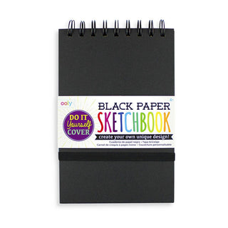 OOLY - OOLY - 5" x 7.5" D.I.Y. Cover Sketchbook - Black - Classy Rascals Boutique