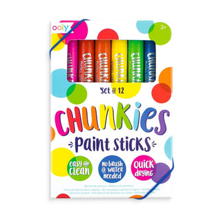 OOLY - OOLY - Chunkies Paint Sticks Original Pack - Set of 12 - Classy Rascals Boutique