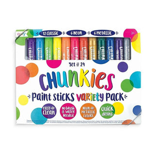 OOLY - OOLY Chunkies Paint Sticks Variety Pack - Set of 24 - Classy Rascals Boutique