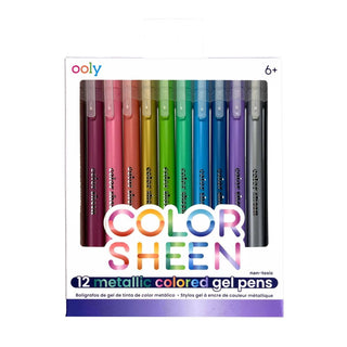 OOLY - OOLY - Color Sheen Metallic Gel Pens - Set of 12 - Classy Rascals Boutique