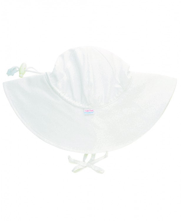RuffleButts White Swim Hat