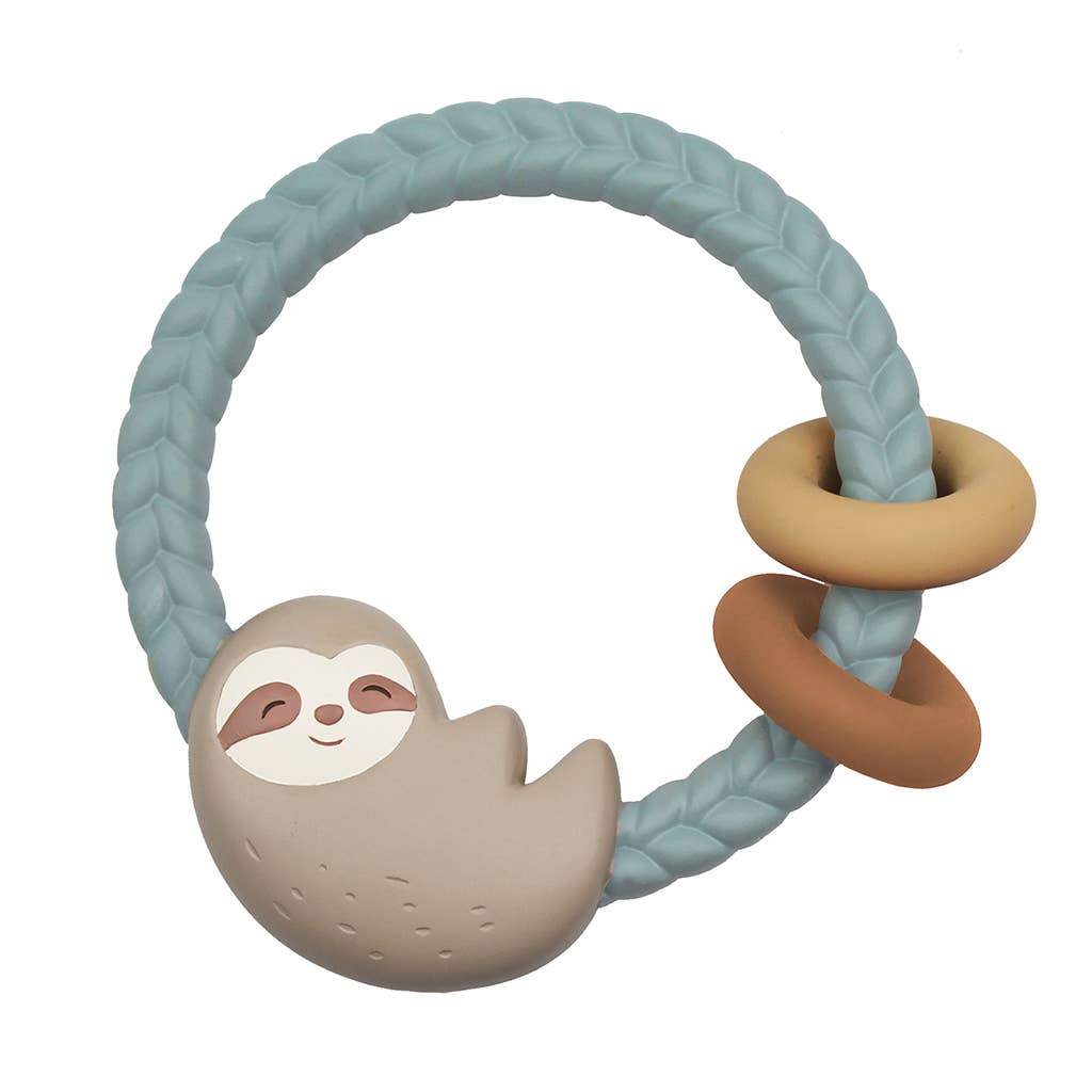 Itzy Ritzy - Ritzy Rattle™ Silicone Teether Sloth