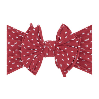 Baby Bling Shab-Bow-Lous Rhubarb Dot