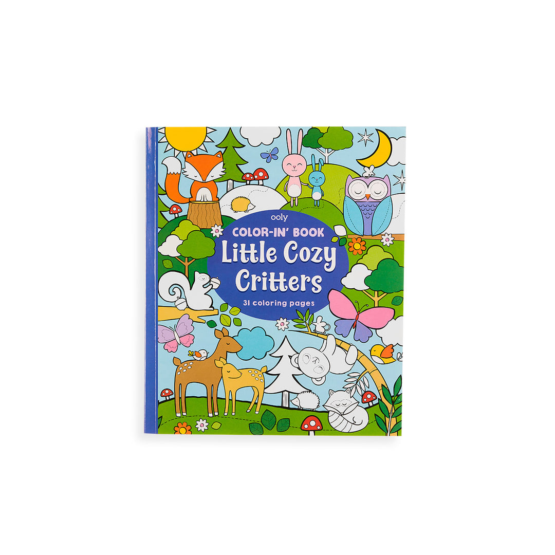 OOLY Color-in' Book: Little Cozy Critters