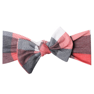 Copper Pearl Knit Headband Bow Jack