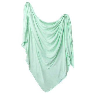 Copper Pearl Knit Swaddle Blanket Bay