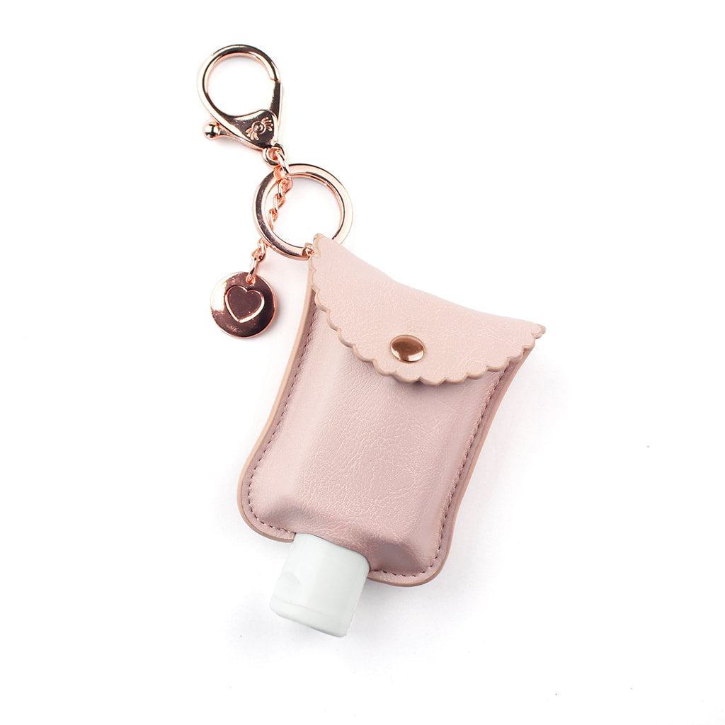 Itzy Ritzy - Cute 'n Clean™ Blush Hand Sanitizer Charm Keychain