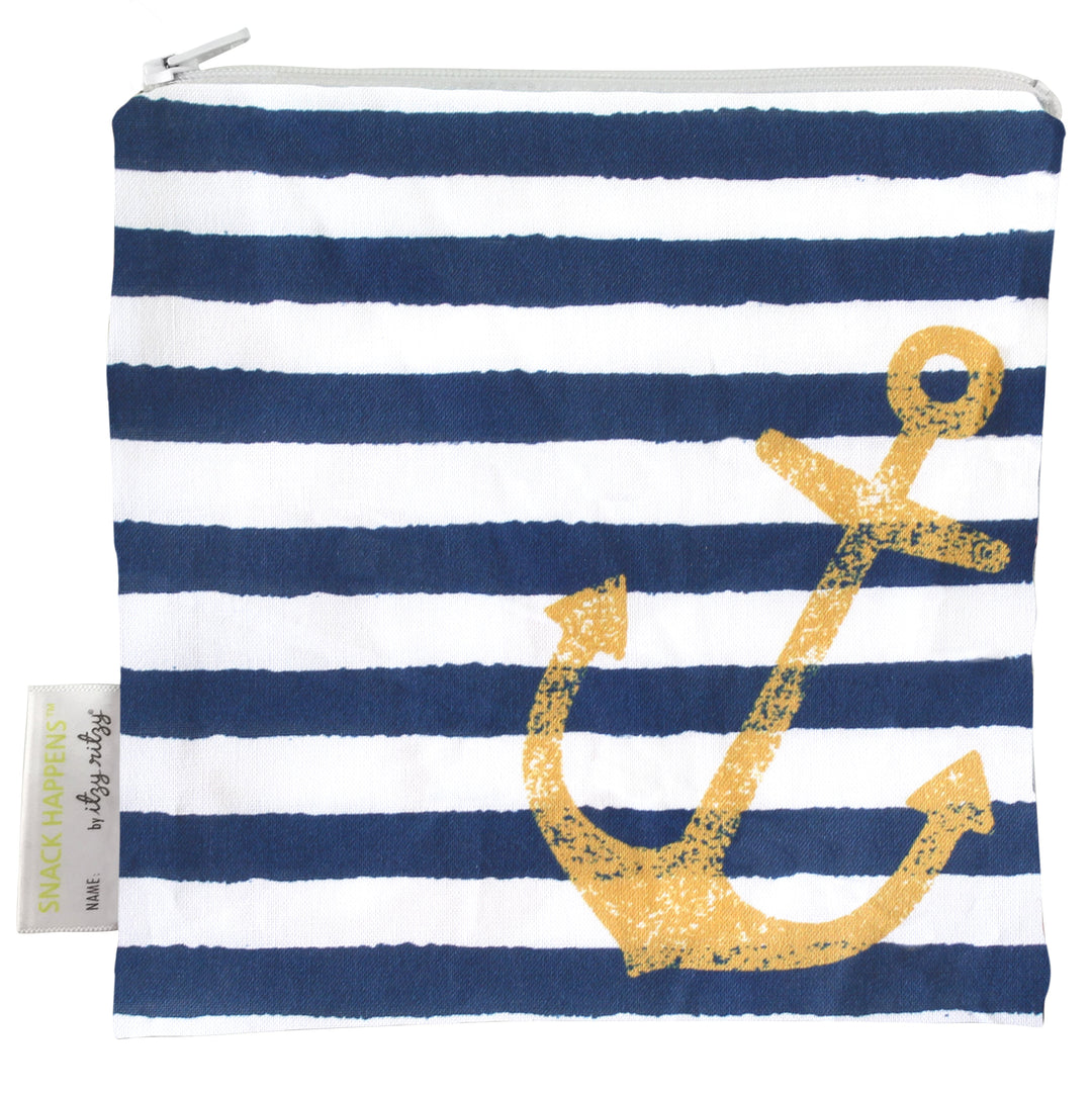 Itzy Ritzy - Reusable Snack and Everything Bag Anchor Down