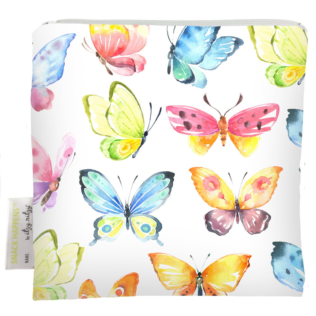Itzy Ritzy - Reusable Snack and Everything Bag Beautiful Butterflies