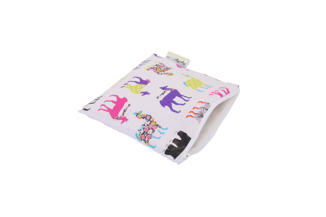Itzy Ritzy - Reusable Snack and Everything Bag Llama Glama