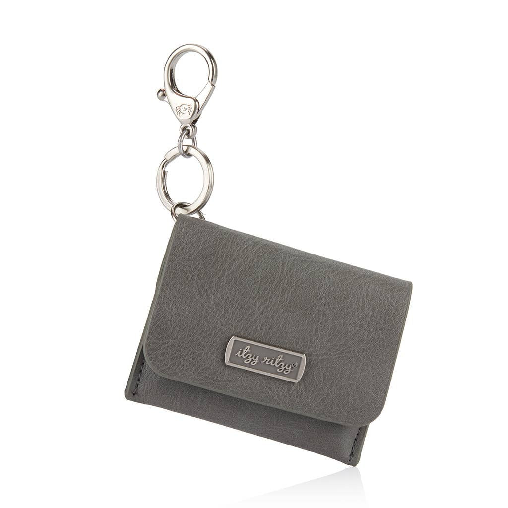 Itzy Ritzy - Itzy Mini Wallet™ Card Holder & Keychain Charm Grayson
